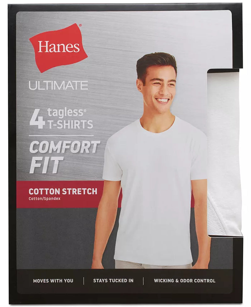 Men'S Ultimateâ® 4-Pk. Moisture-Wicking Stretch T-Shirts