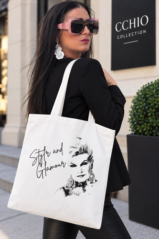 Style and Glamour Classic Tote Bag White